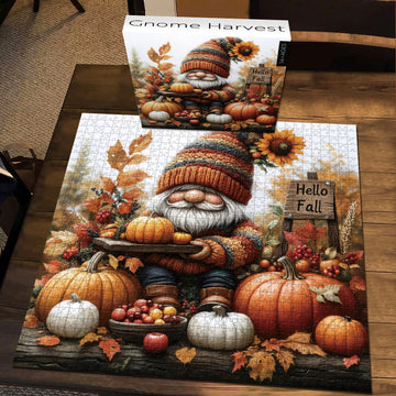 Gnome Harvest Jigsaw Puzzle 1000 Pieces